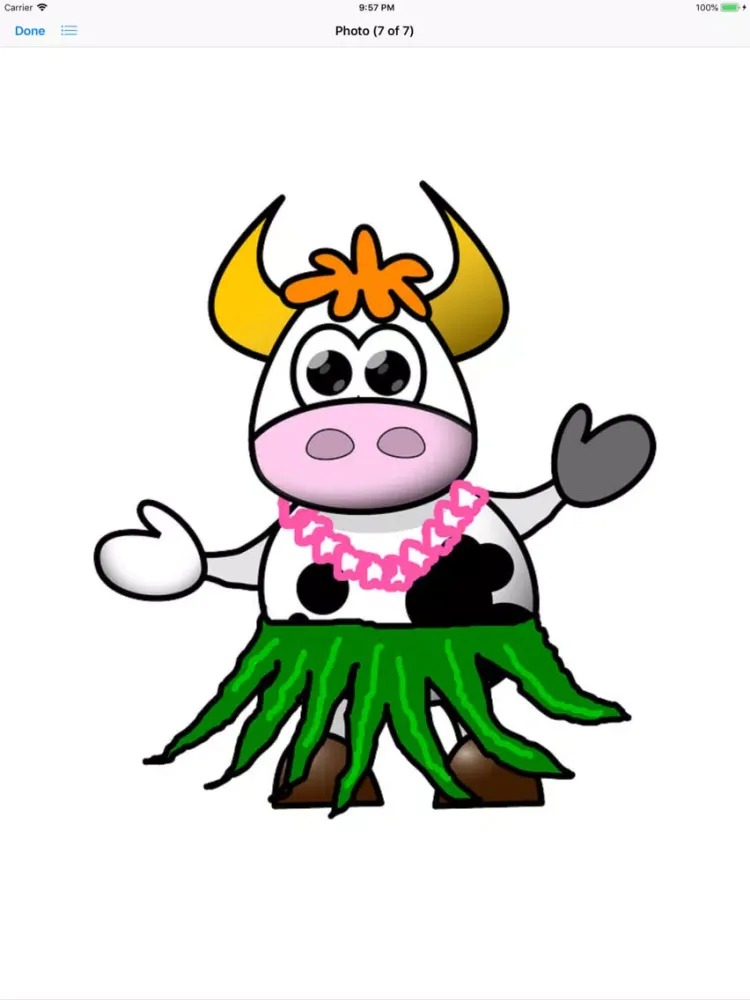 تصاویر Cow Sticker Pack iPad 