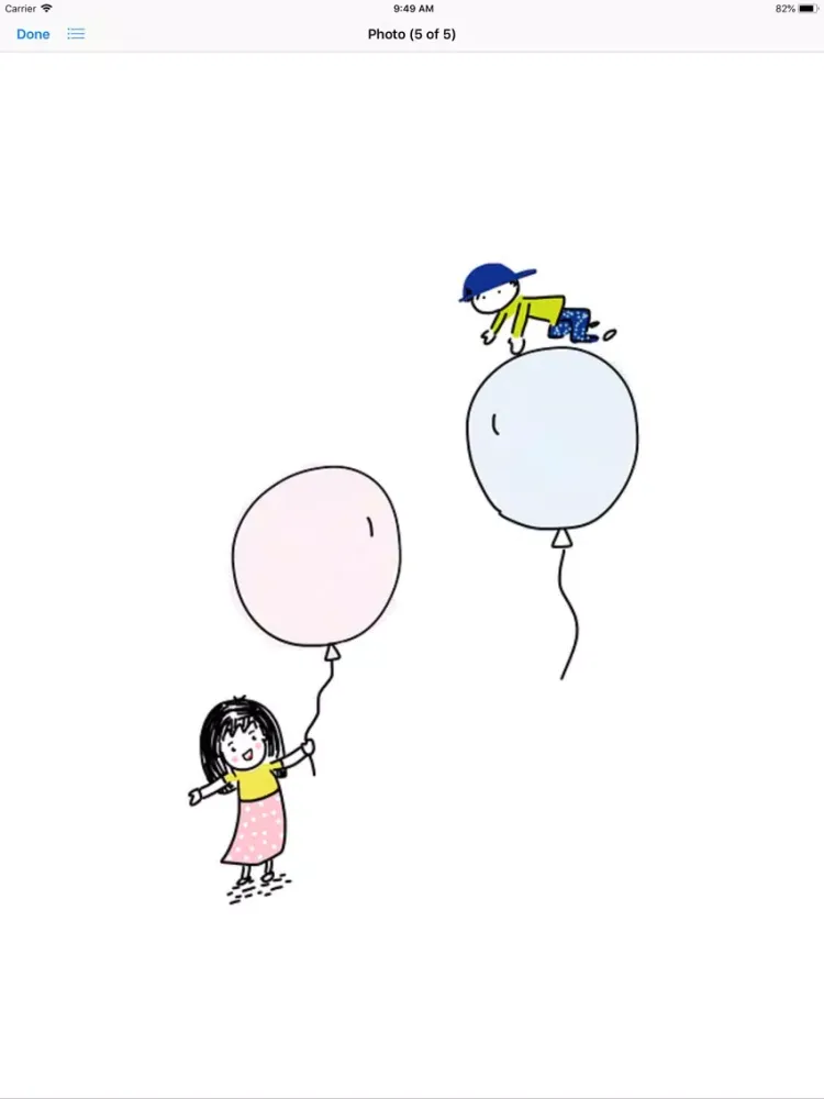 Cute Balloons Sticker Pack iPad  Screenshots