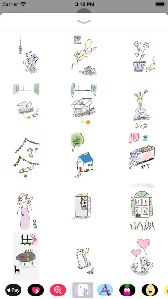 صور Cute Cat Sticker Pack