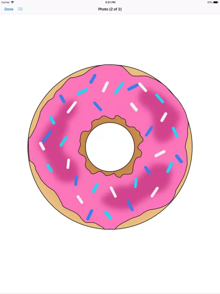 Capturas de tela do Decadent Donut Stickers iPad 