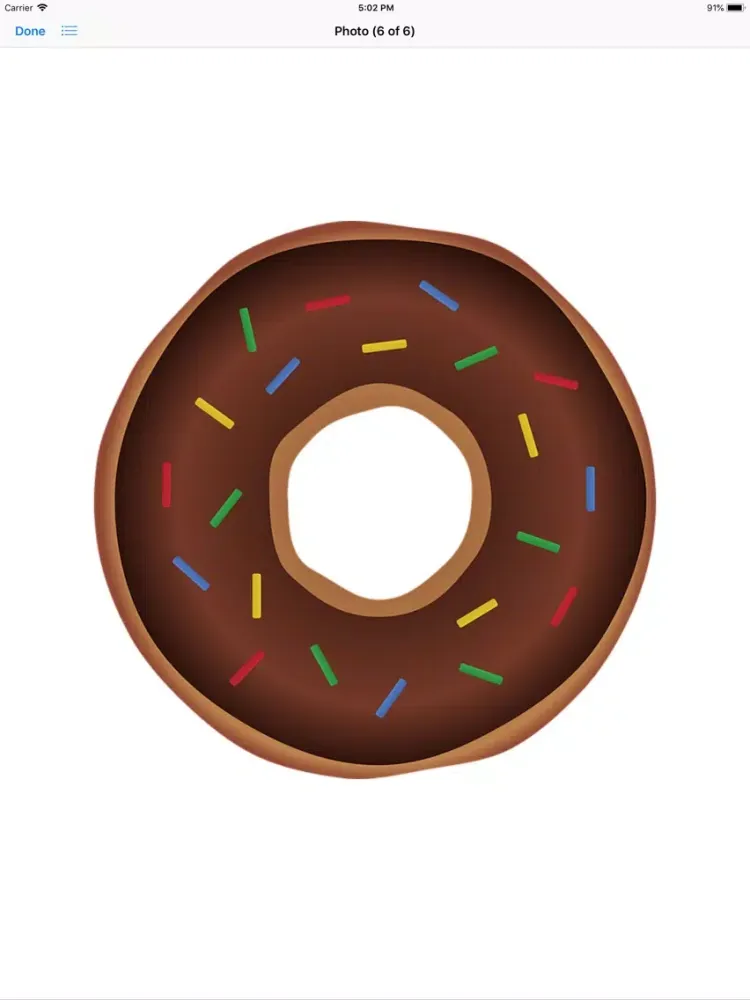 Capturas de tela do Decadent Donut Stickers iPad 