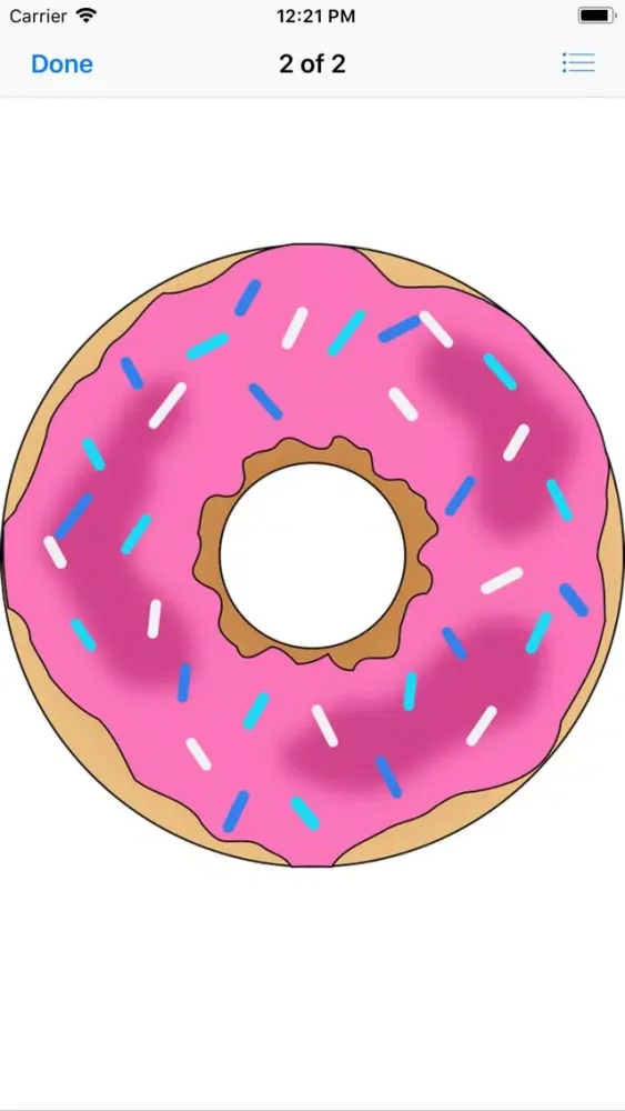 Capturas de tela do Decadent Donut Stickers