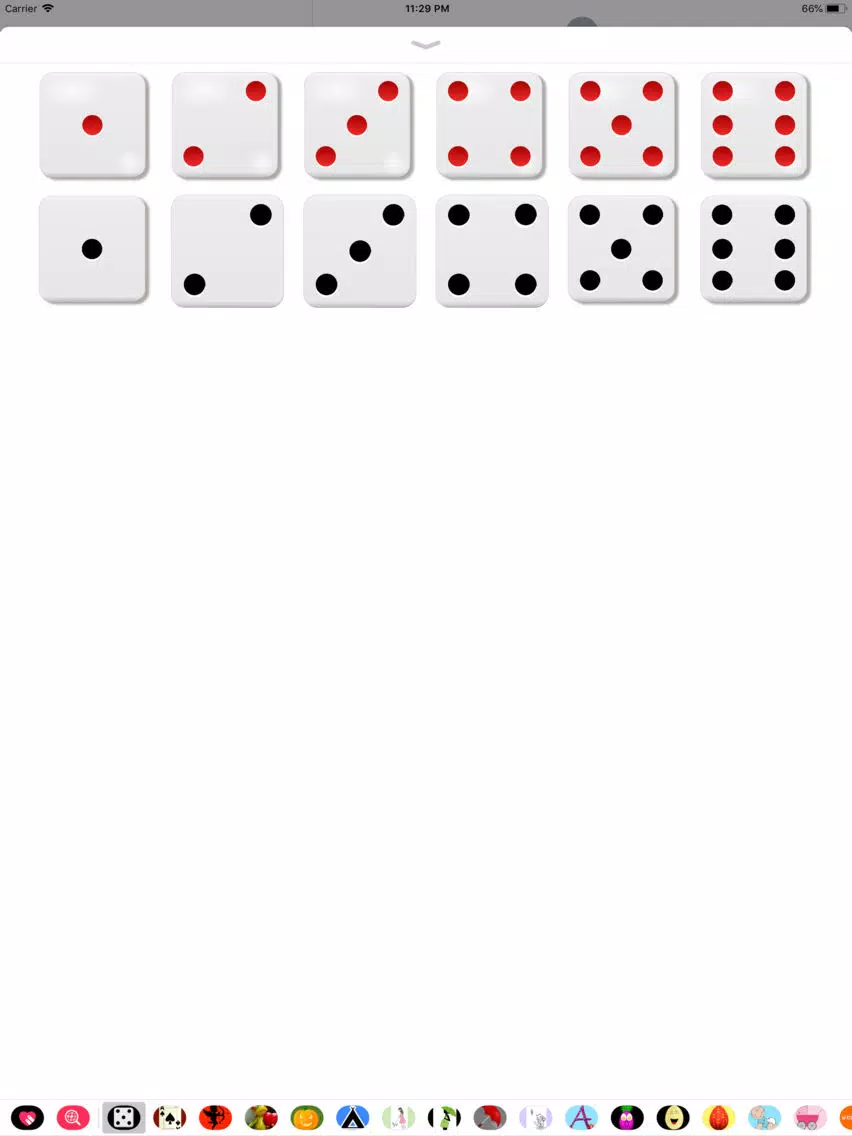 Capturas de pantalla de Dice Sticker Pack iPad 