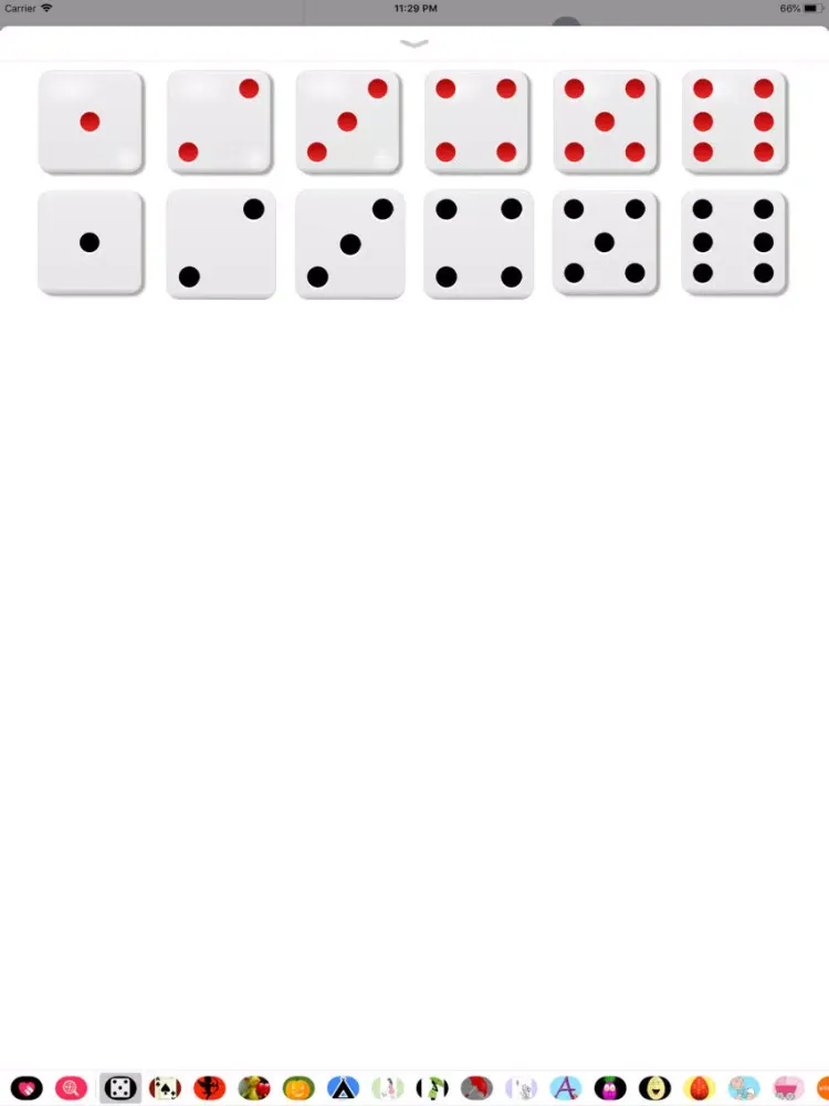 Dice Sticker Pack iPad  스크린샷