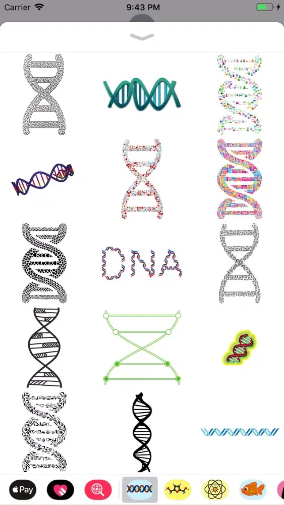 Скриншоты DNA Stickers