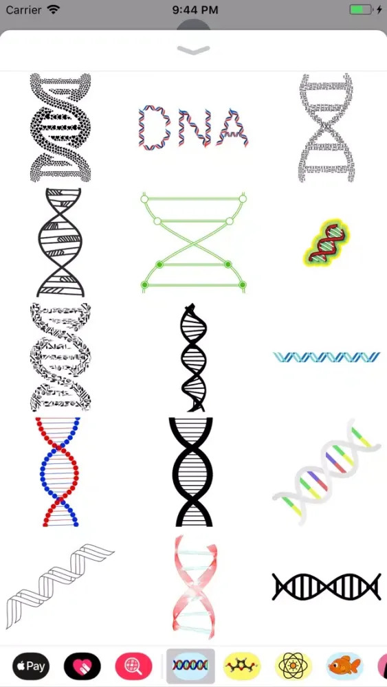 Скриншоты DNA Stickers