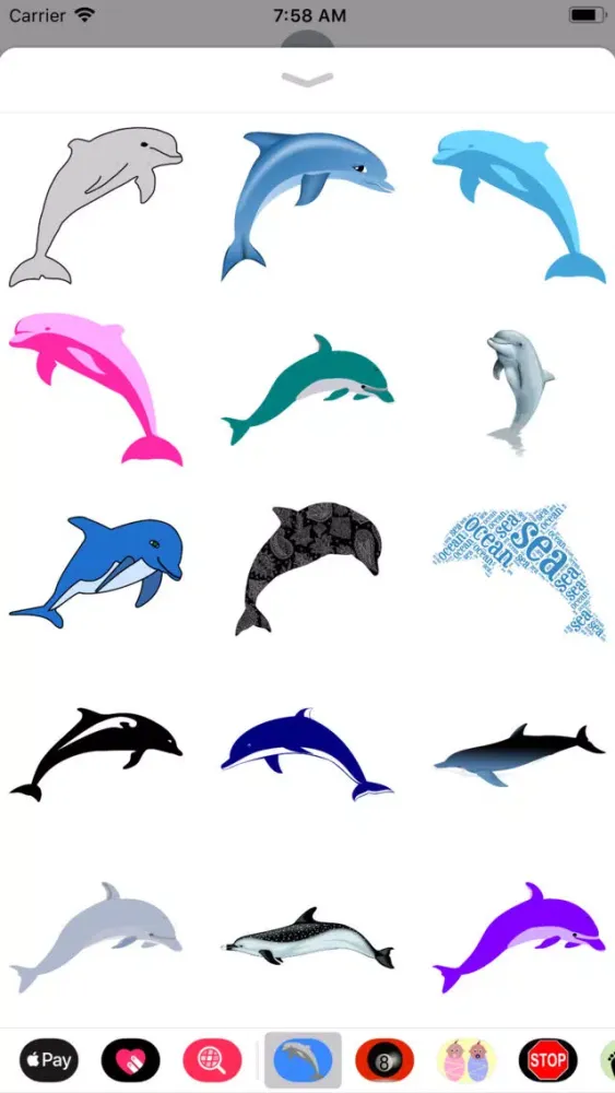 My Dolphin Sticker Pack Ekran Görüntüleri