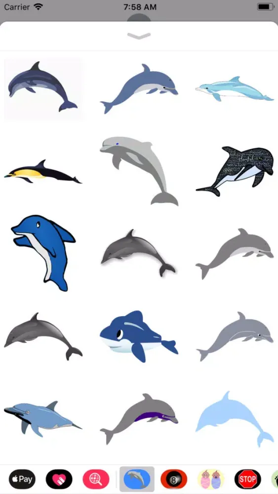 My Dolphin Sticker Pack Ekran Görüntüleri