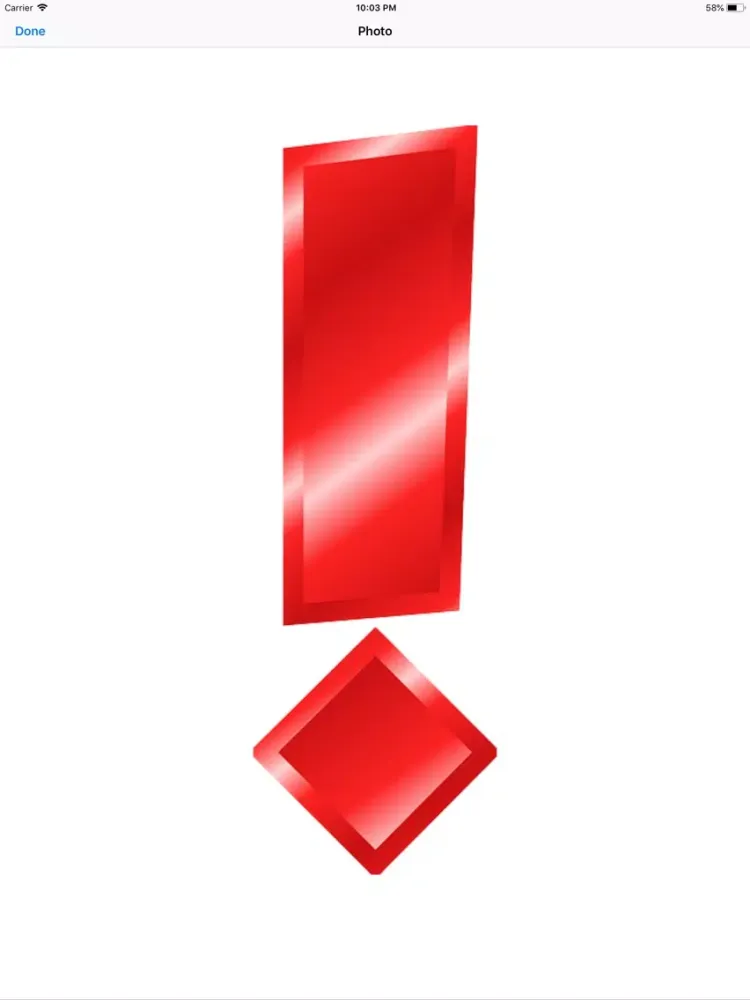 Exclamation Sticker Pack iPad  스크린샷