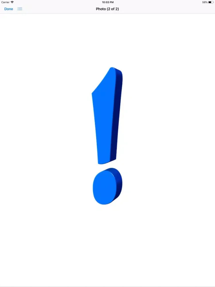 Exclamation Sticker Pack iPad  스크린샷