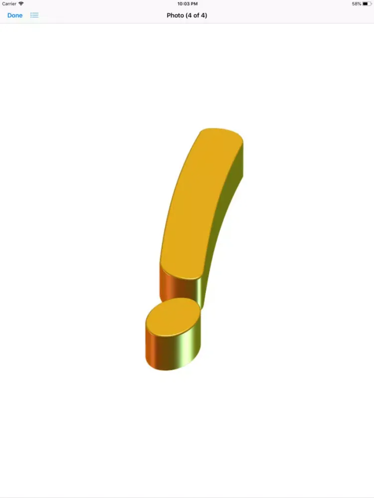 Exclamation Sticker Pack iPad  스크린샷