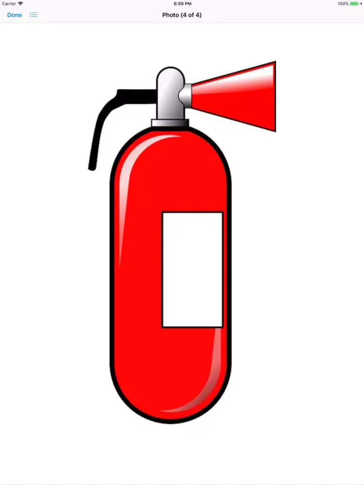 Fire Extinguisher Stickers iPad 应用截图