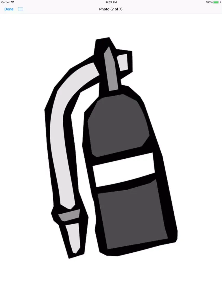 Fire Extinguisher Stickers iPad 应用截图