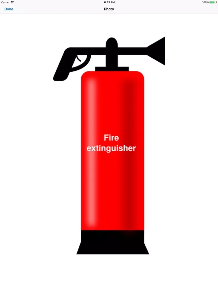 Fire Extinguisher Stickers iPad 应用截图