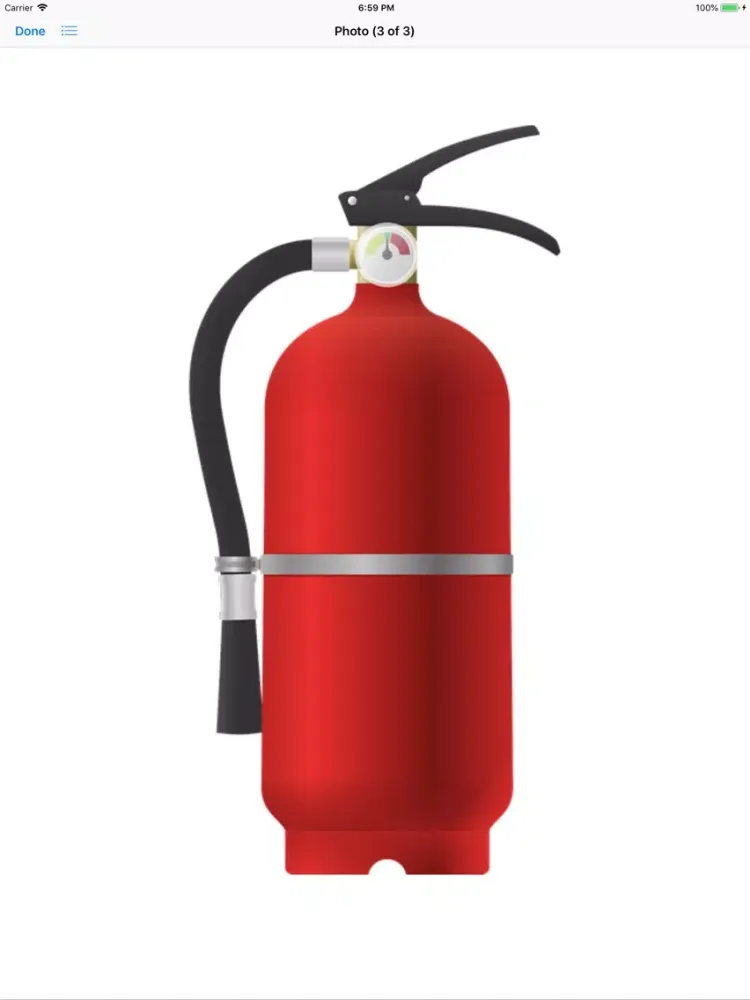 Fire Extinguisher Stickers iPad 应用截图