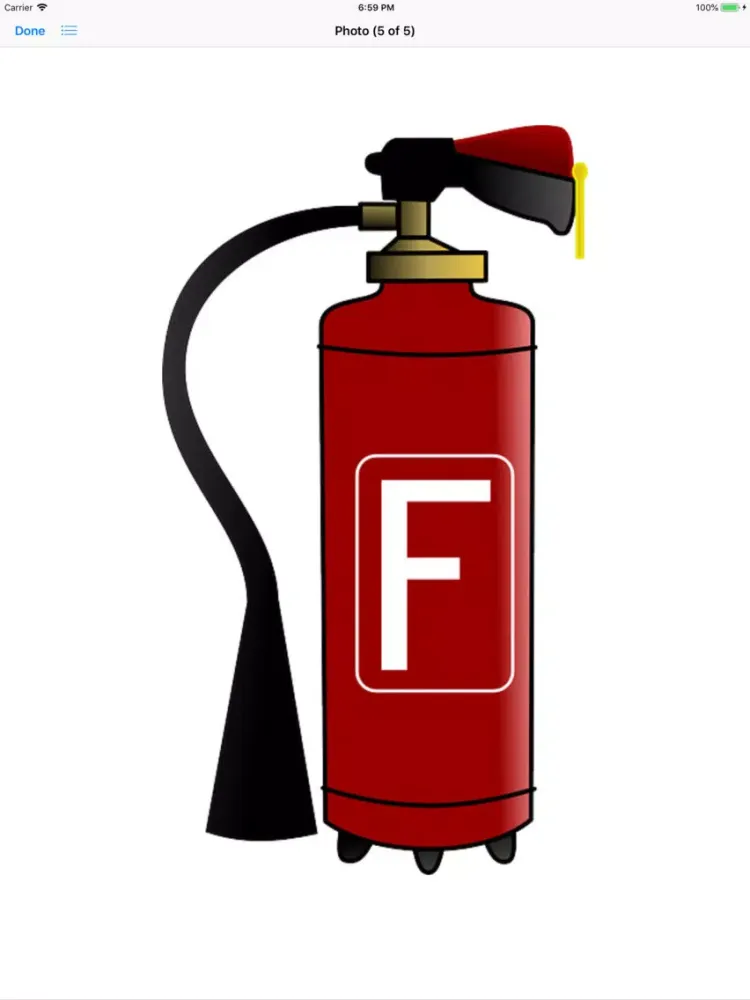 Fire Extinguisher Stickers iPad 应用截图