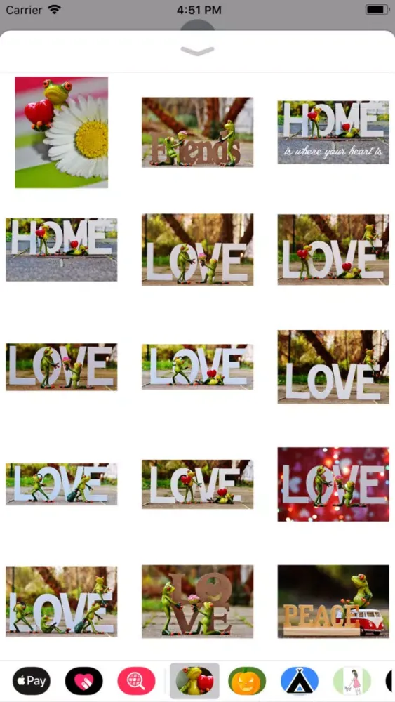 Froggy Love Sticker Pack Ekran Görüntüleri