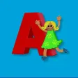 Girl Alphabet Sticker Pack
