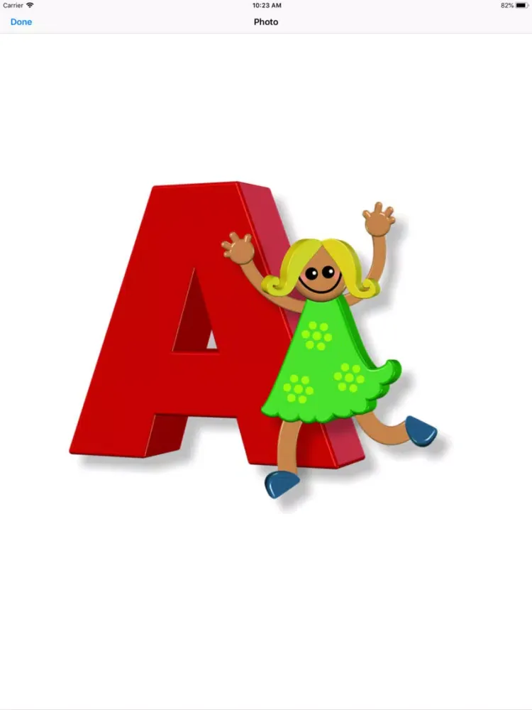 Girl Alphabet Sticker Pack iPad  Screenshots