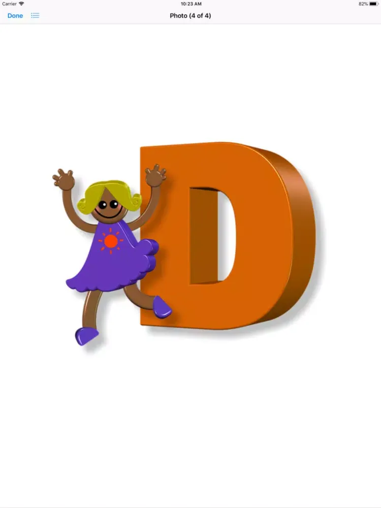 Girl Alphabet Sticker Pack iPad  Screenshots