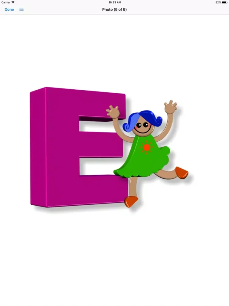 Girl Alphabet Sticker Pack iPad  Screenshots