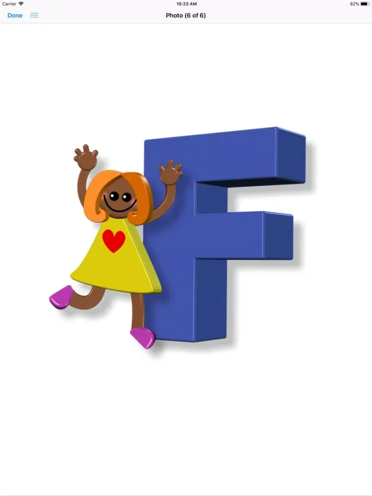 Girl Alphabet Sticker Pack iPad  Screenshots