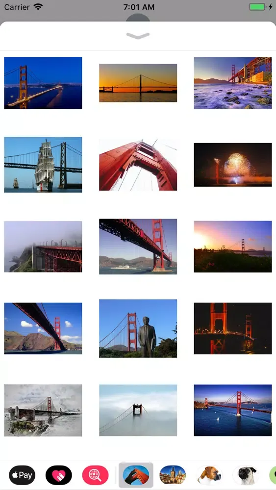 Golden Gate Bridge Stickers Screenshots