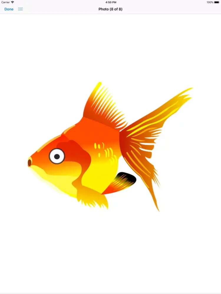 Скриншоты Glorious Goldfish Stickers iPad 