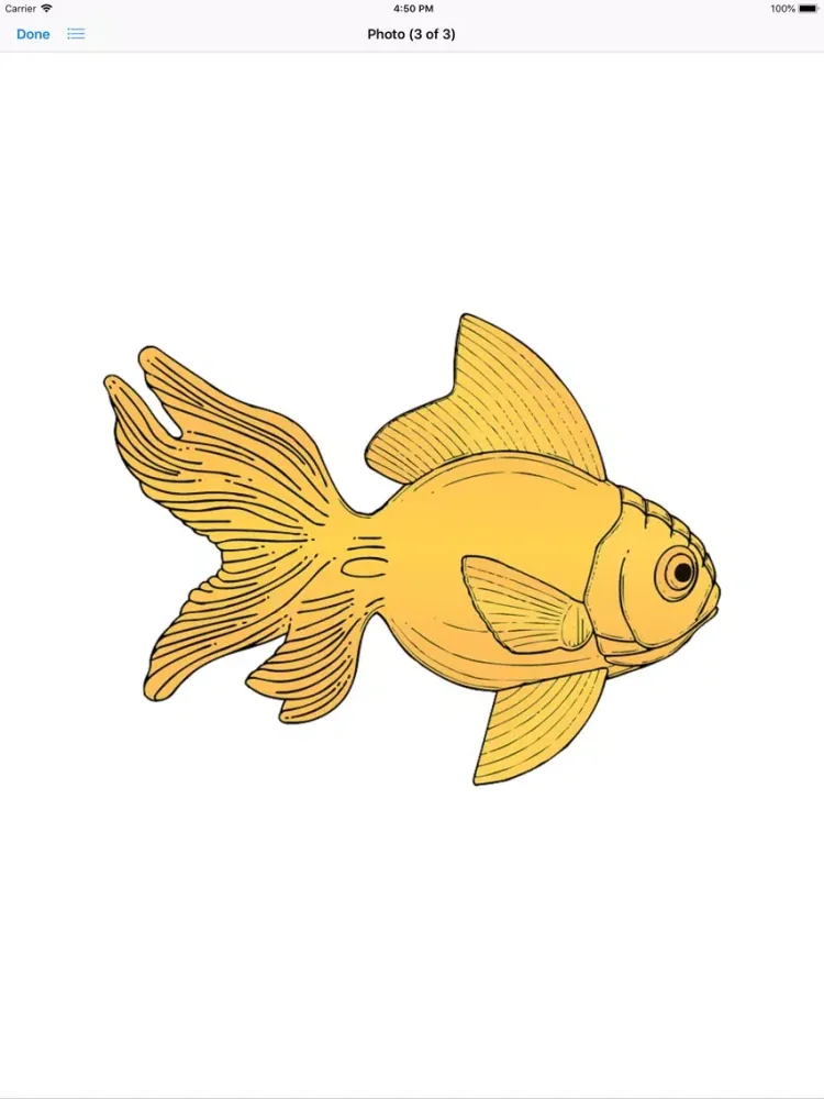 Скриншоты Glorious Goldfish Stickers iPad 
