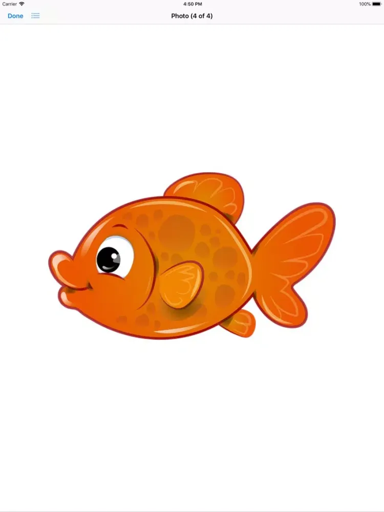 Скриншоты Glorious Goldfish Stickers iPad 