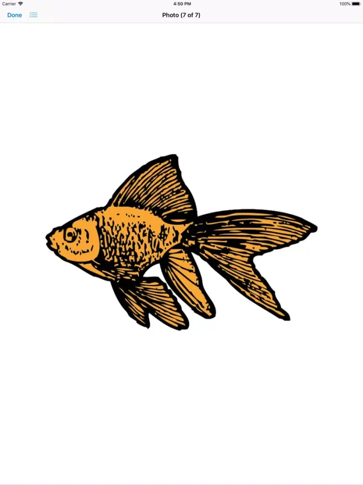 Скриншоты Glorious Goldfish Stickers iPad 