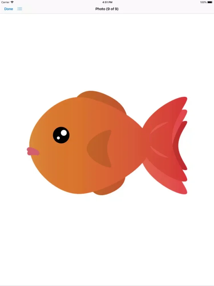 Скриншоты Glorious Goldfish Stickers iPad 