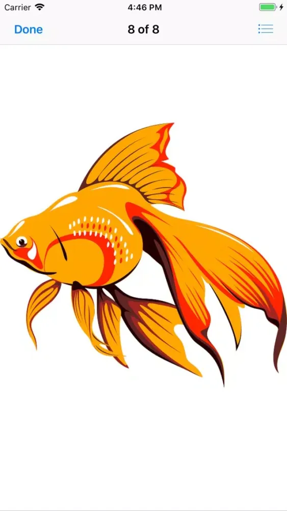 Скриншоты Glorious Goldfish Stickers