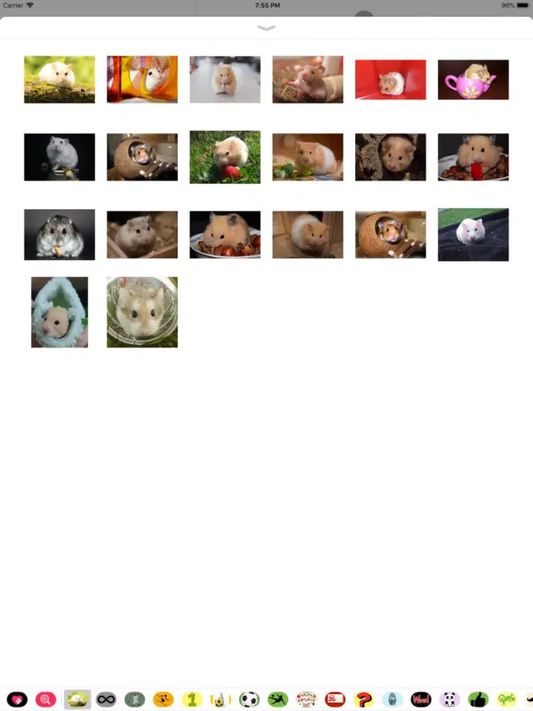 Capturas de pantalla de Hamster Sticker Pack iPad 