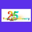 My Happy Anniversary Stickers