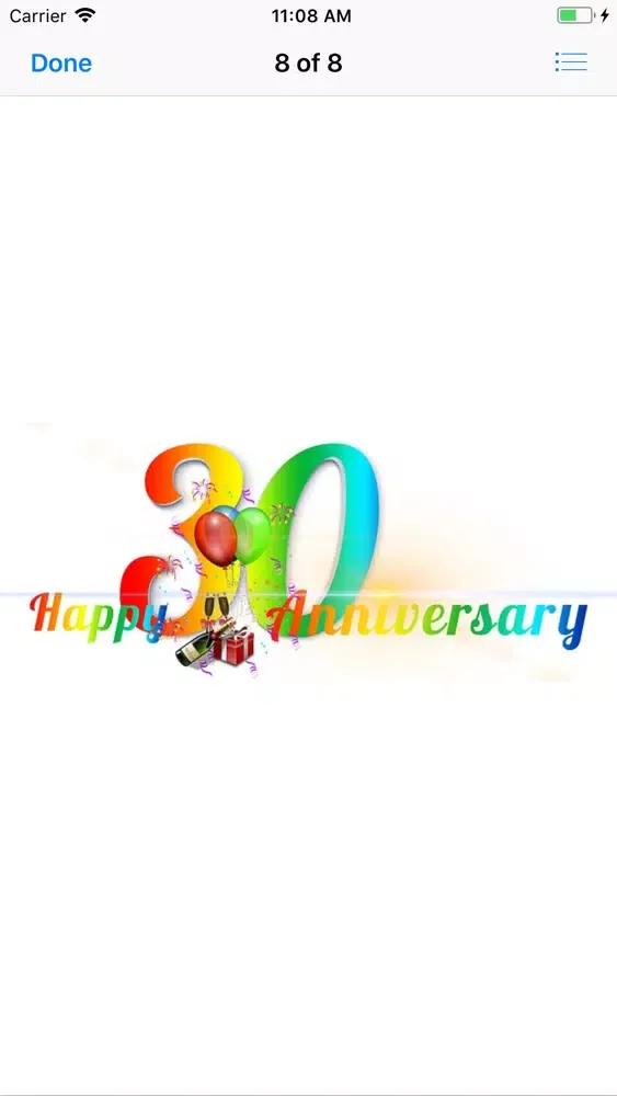 Ảnh chụp màn hình của My Happy Anniversary Stickers