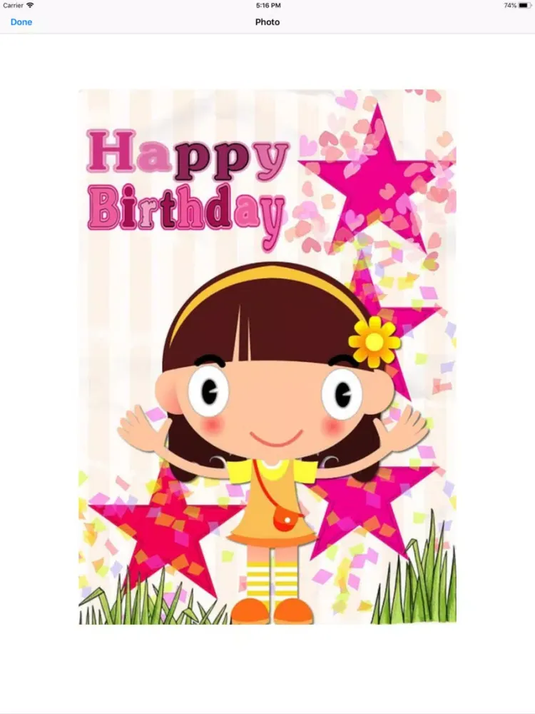 Скриншоты Happy Happy Birthday Stickers iPad 