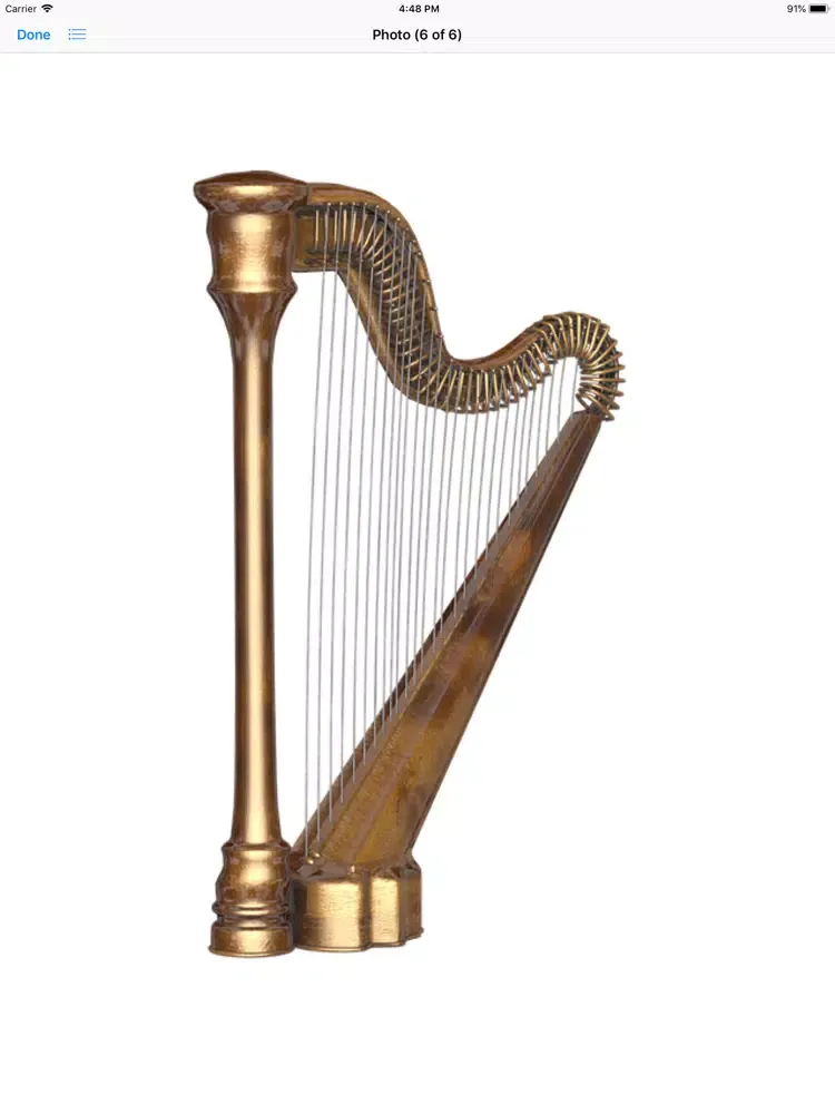 Heavenly Harp Stickers iPad  स्क्रीनशॉट