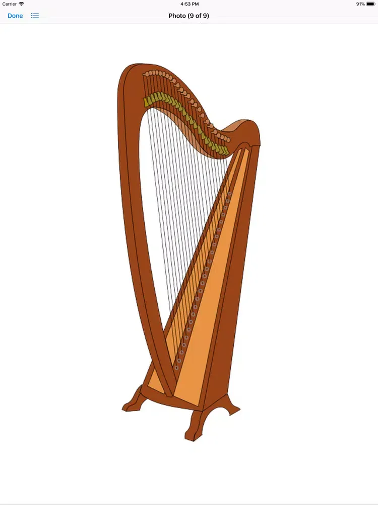 Heavenly Harp Stickers iPad  स्क्रीनशॉट