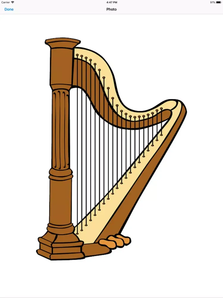 Heavenly Harp Stickers iPad  स्क्रीनशॉट