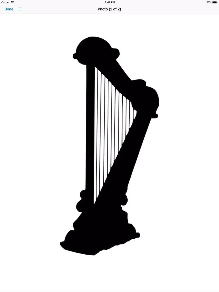Heavenly Harp Stickers iPad  स्क्रीनशॉट