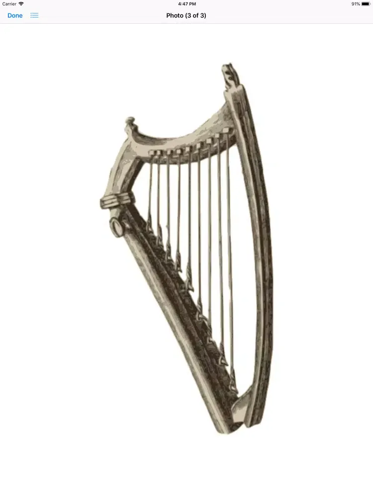 Heavenly Harp Stickers iPad  स्क्रीनशॉट