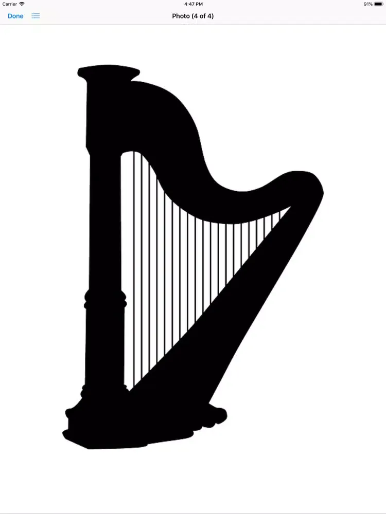 Heavenly Harp Stickers iPad  स्क्रीनशॉट