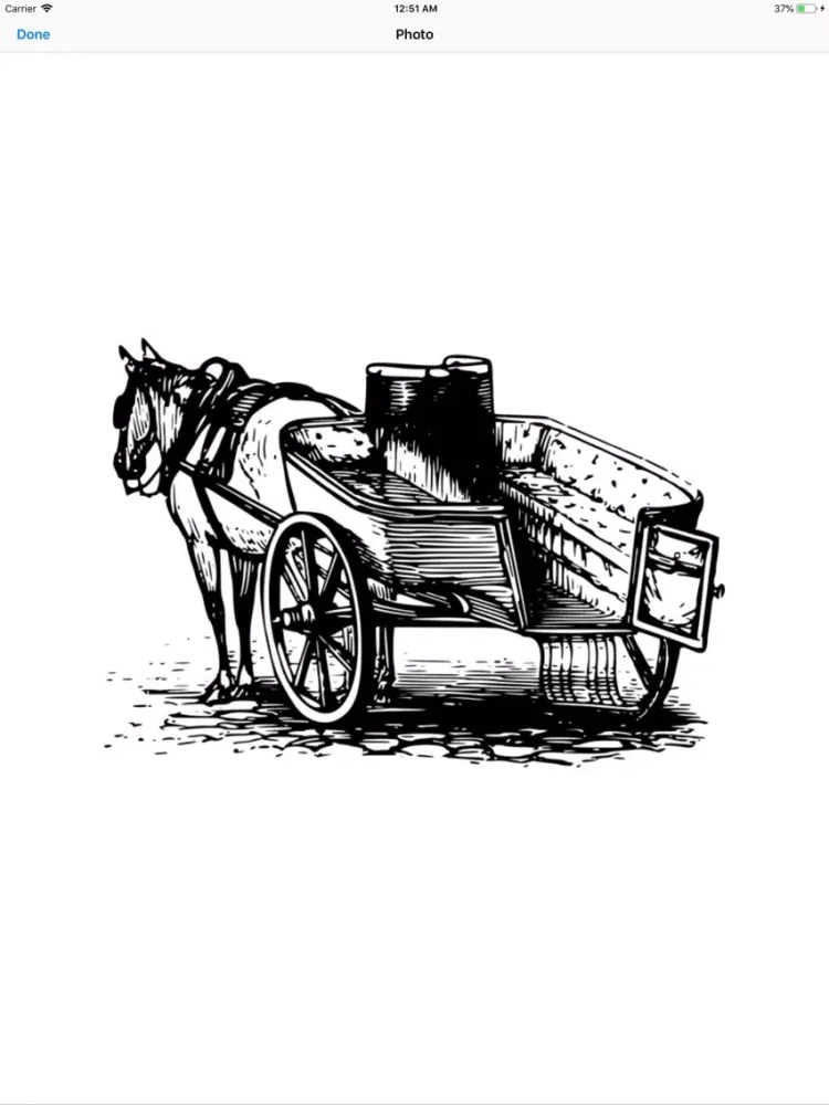 Horse and Carriage Stickers iPad 应用截图