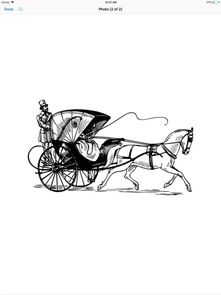Horse and Carriage Stickers iPad 应用截图