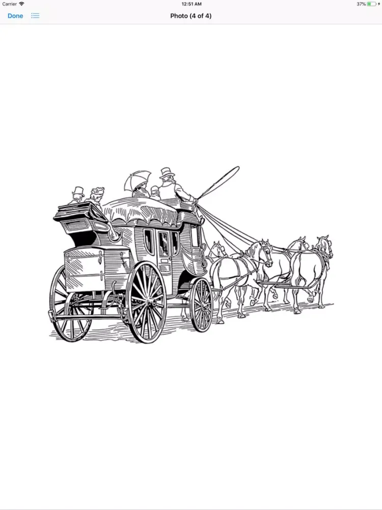 Horse and Carriage Stickers iPad 应用截图