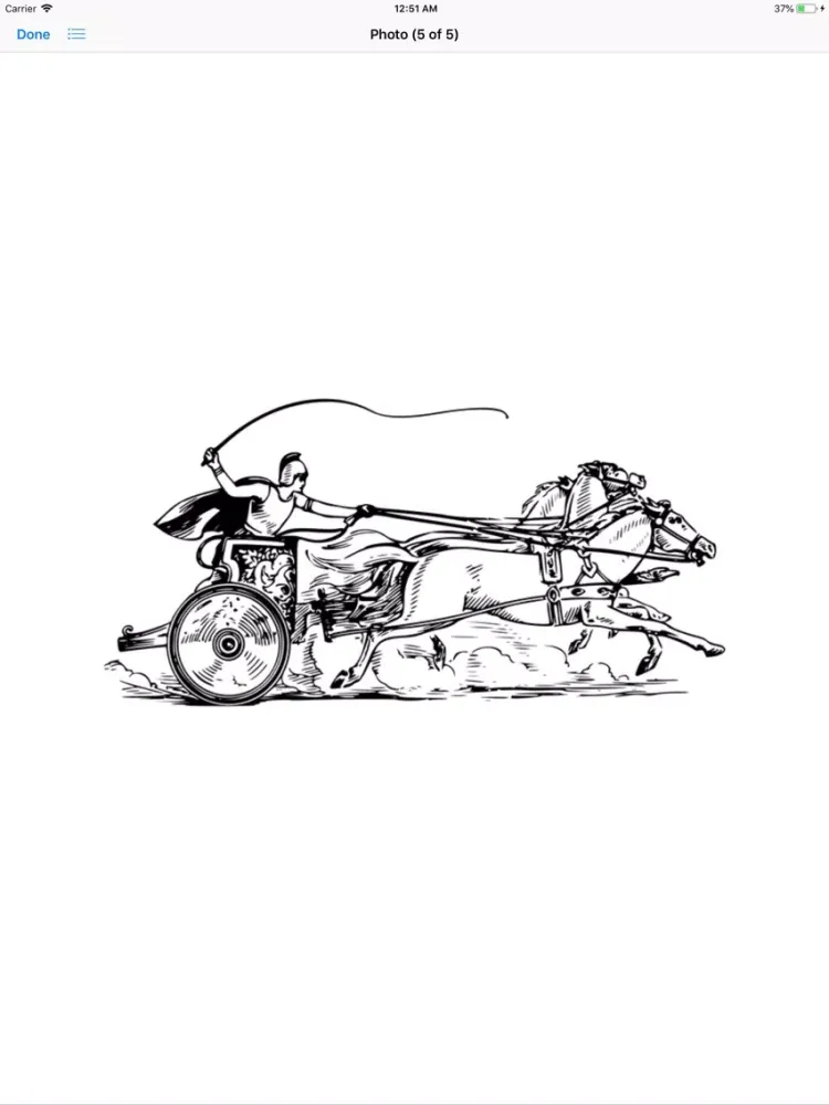Horse and Carriage Stickers iPad 应用截图