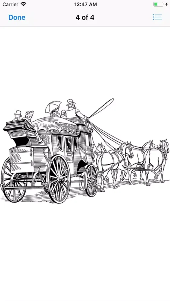 Horse and Carriage Stickers应用截图