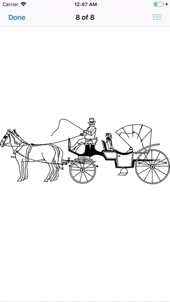 Horse and Carriage Stickers应用截图