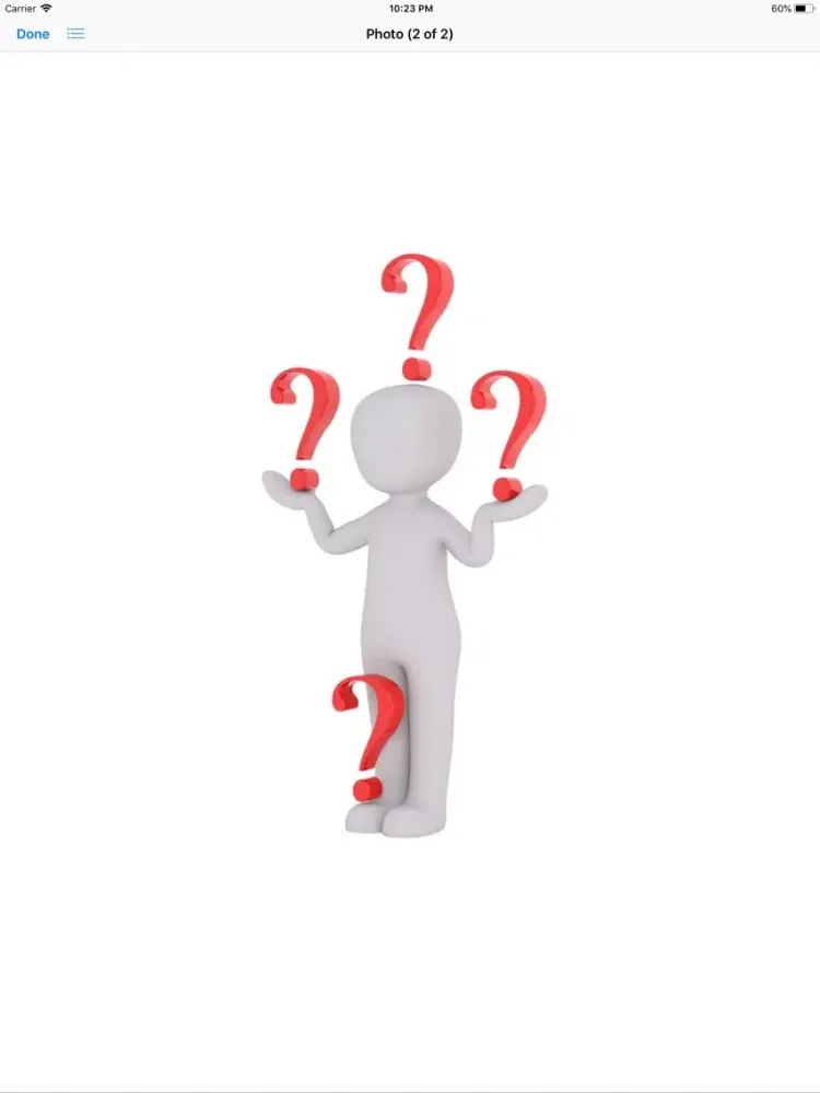 Human Questions Sticker Pack iPad 应用截图